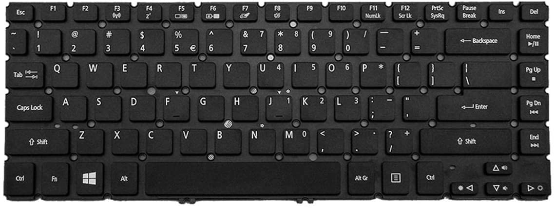 WISTAR Laptop Keyboard Compatible for Acer Aspire V5-471 V5-431 V5-431G V5-431P V5-431PG V5-471G V5-471P V5-471PG M5-481 MS2360 RU TR Compatible Part Numbers MP-11F7 MP-11F73U4-4424